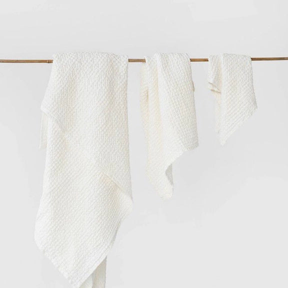 MagicLinen WAFFLE TOWEL 3 PIECE SET IN 11 COLORS