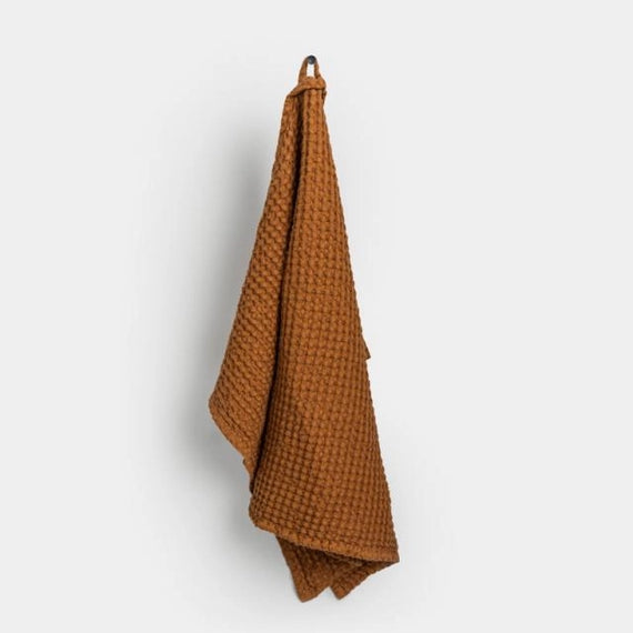 MagicLinen WAFFLE HAND/KITCHEN TOWEL IN 12 COLORS