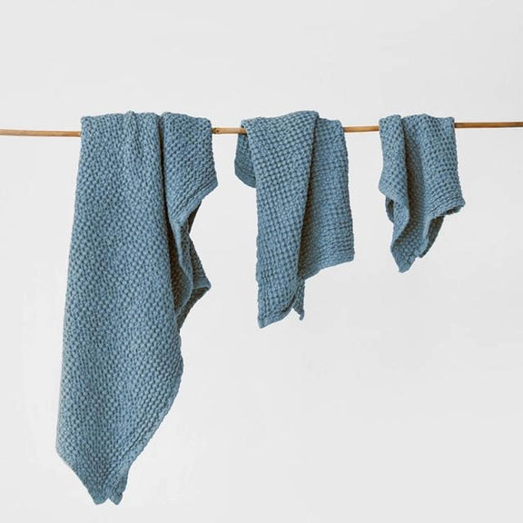 MagicLinen WAFFLE TOWEL 3 PIECE SET IN 11 COLORS