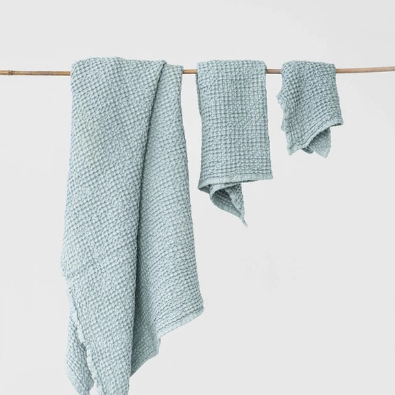 MagicLinen WAFFLE TOWEL 3 PIECE SET IN 11 COLORS