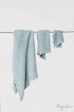 MagicLinen WAFFLE TOWEL 3 PIECE SET IN 11 COLORS