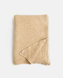 MagicLinen SANDY BEIGE WAFFLE THROW / COUCH COVER / BLANKET