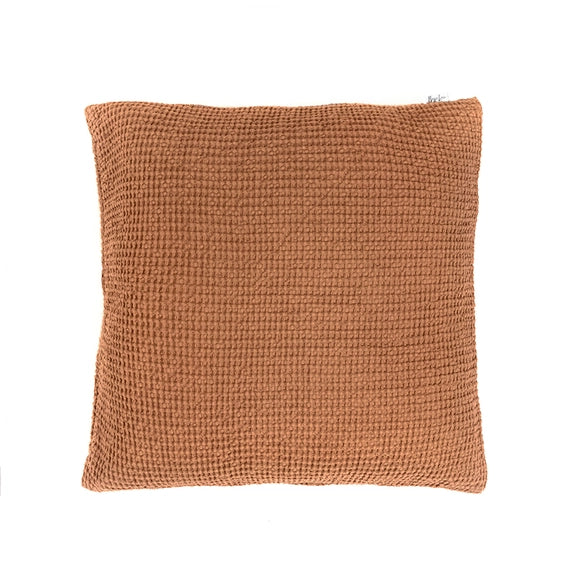 MagicLinen WAFFLE THROW PILLOW COVER IN 4 COLORS
