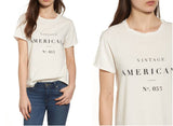 [Sincerely Jules]100% Cotton "AMERICANA" TEE