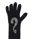 N°21 Glass Detail Angora Gloves