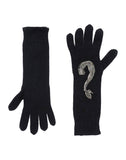 N°21 Glass Detail Angora Gloves