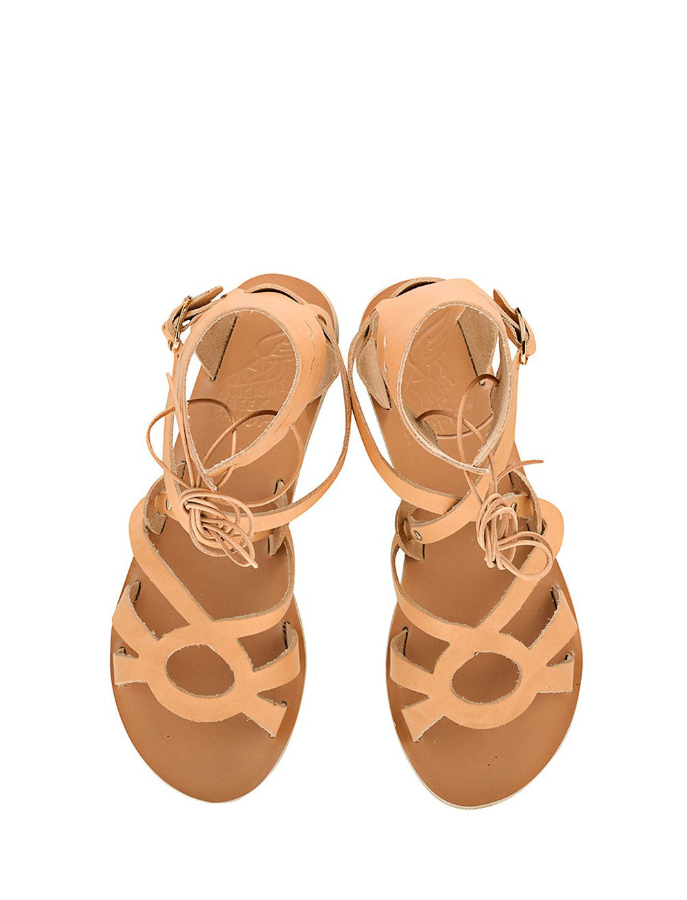 Ancient Greek Sandals Elpida Flat Sandal - Natural