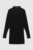 Anine Bing CLARE DRESS - BLACK