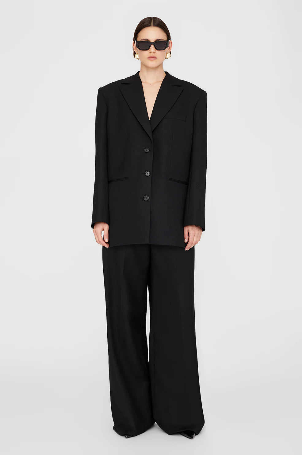 Anine Bing Declan Blazer - Black – ANOTHER TWENTY Anine Bing Declan Blazer - Black – ANOTHER TWENTY