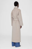 Anine Bing DYLAN MAXI COAT - TAUPE CASHMERE BLEND