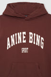 Anine Bing HARVEY SWEATSHIRT - DARK CHERRY