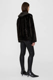 Anine Bing HILARY JACKET - BLACK AND BROWN
