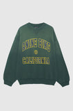 Anine Bing JACI SWEATSHIRT CALIFORNIA - WASHED FADED GREEN