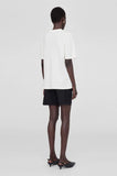 Anine Bing MILO TEE BLACK EAGLE - OFF WHITE