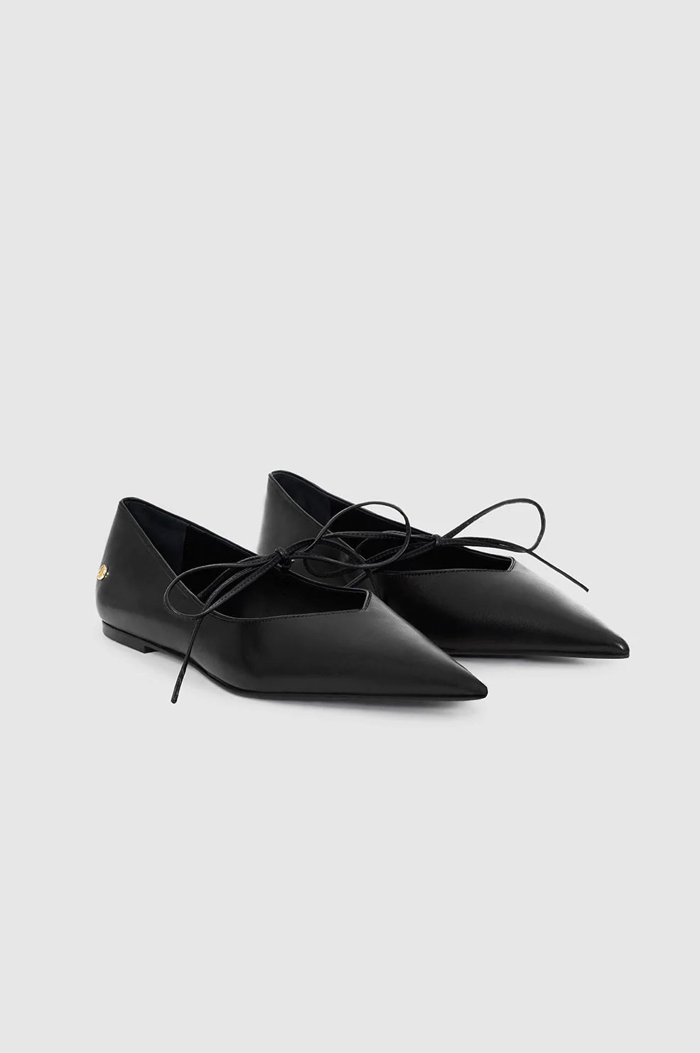 Anine Bing NIKKI FLATS BLACK ANOTHER TWENTY