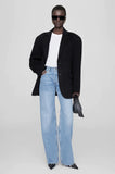 Anine Bing QUINN BLAZER - BLACK CASHMERE BLEND