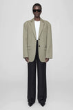 Anine Bing QUINN BLAZER IN GREEN KHAKI