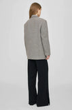 Anine Bing QUINN BLAZER - TAN HERRINGBONE