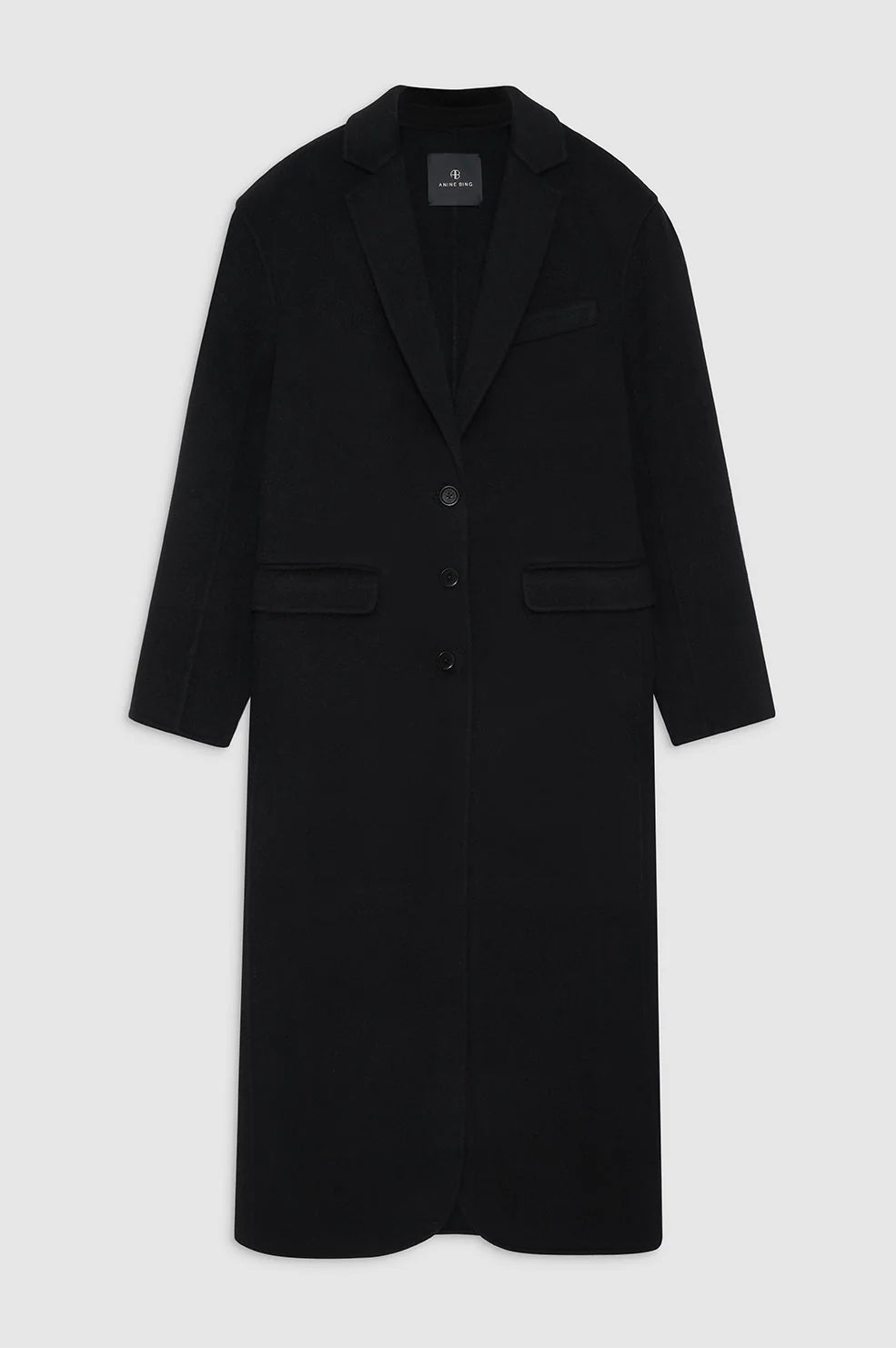 【ANINE BING】国内発送★Quinn Coat Anine Bing QUINN COAT - BLACK CASHMERE BLEND – ANOTHER TWENTY