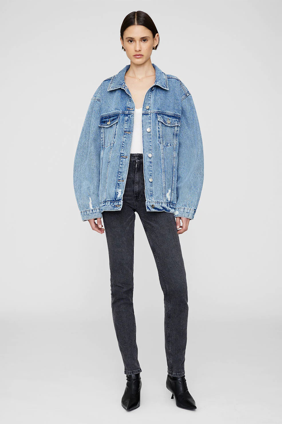 Anine Bing RORY JACKET IN VINTAGE BLUE – ANOTHER20