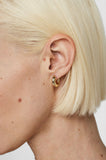 Anine Bing SMALL BOLD LINK HOOPS - GOLD