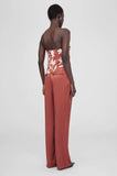 Anine Bing CARRIE PANT - TERRACOTTA SILK