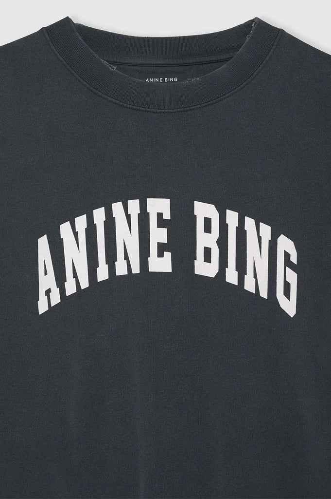 Anine Bing TYLER SWEATSHIRT - WASHED BLACK – ANOTHER20