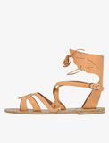 [Ancient Greek Sandals] Elpida Flat Sandal - Natural