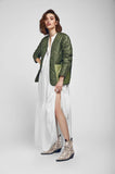 Anine Bing ANDY BOMBER IN MILITARY GREEN