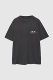 Anine Bing ASHTON ASHTON TEE SERPENT - WASHED FADED BLACK