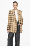 Anine Bing KAIA BLAZER - CAMEL CHECK