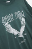 Anine Bing LILI TEE EAGLE - FADED EMERALD GREEN