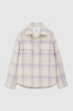 Anine Bing PHOEBE JACKET- LAVENDER AND CREAM CHECK
