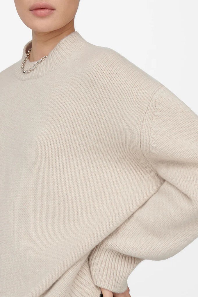 ANINE BING Rosie Cashmere Sweater - Grey