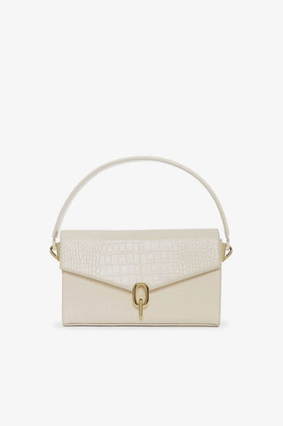Anine Bing Grace Suede Bag - Taupe