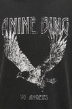 Anine Bing LILI TEE EAGLE - WASHED BLACK