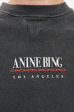 Anine Bing RAMONA SWEATSHIRT LINK IN WASHED BLACK