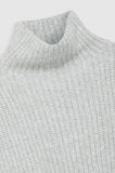 Anine Bing SYDNEY SWEATER IN LIGHT HEATHER GREY