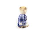 [Dentists Appointment] 3/4 Sleeve T-shirt Blue & White Stripe